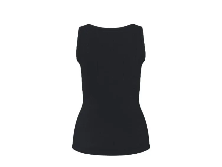Damen Gerippte Tops, 2 Stück