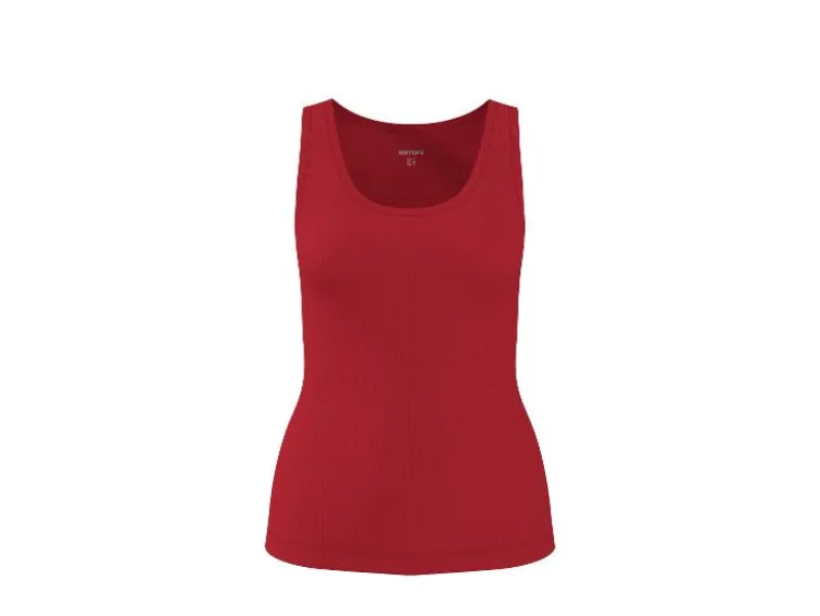 Damen Gerippte Tops, 2 Stück