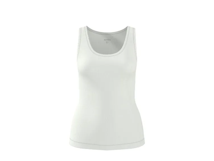 Damen Gerippte Tops, 2 Stück