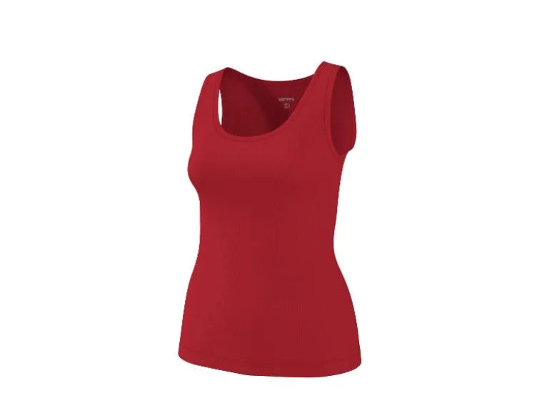 Damen Gerippte Tops, 2 Stück