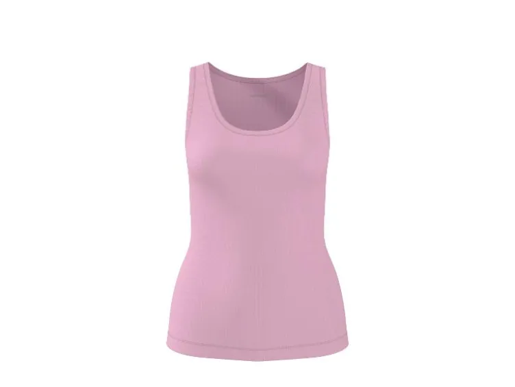 Damen Gerippte Tops, 2 Stück