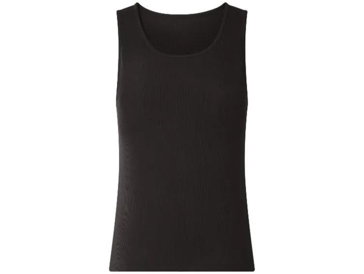 Damen Gerippte Tops, 2 Stück