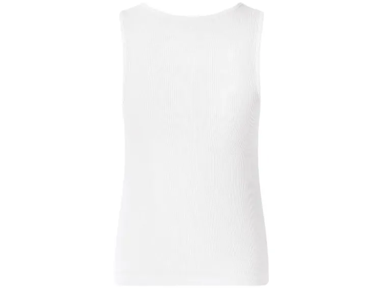 Damen Gerippte Tops, 2 Stück
