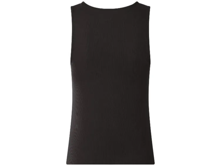 Damen Gerippte Tops, 2 Stück