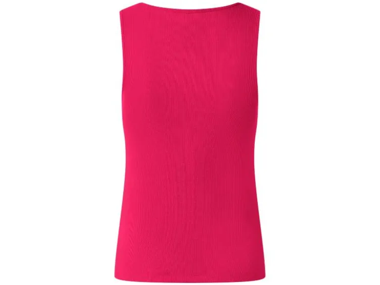 Damen Gerippte Tops, 2 Stück