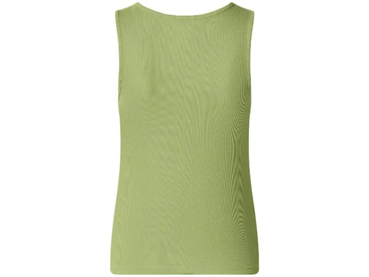 Damen Gerippte Tops, 2 Stück