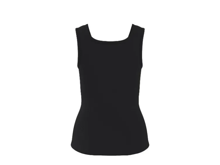 Damen Gerippte Tops, 2 Stück
