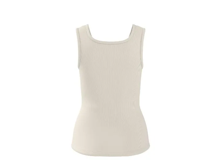 Damen Gerippte Tops, 2 Stück