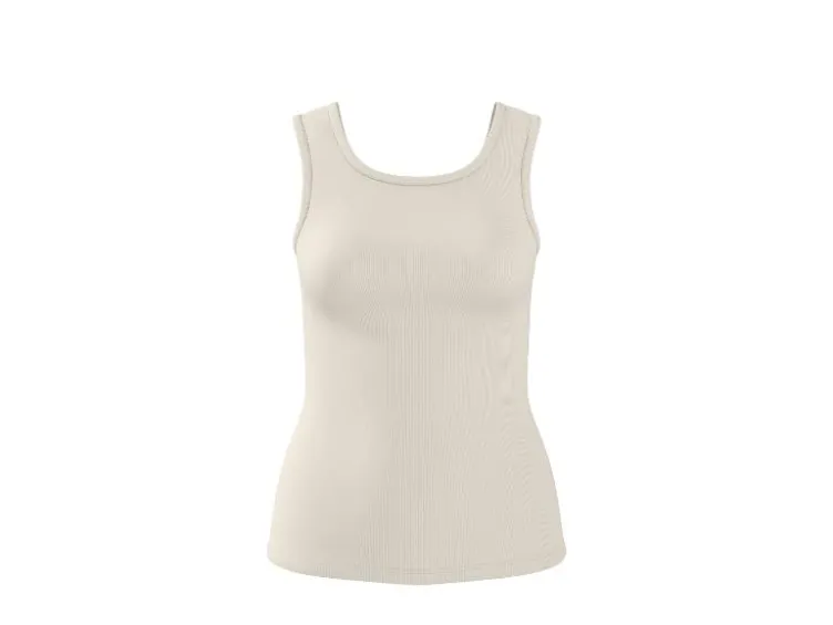 Damen Gerippte Tops, 2 Stück