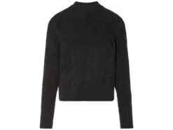 Damen Grobstick-Pullover mit Stehkragen