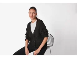 Damen Grobstrick-Cardigan
