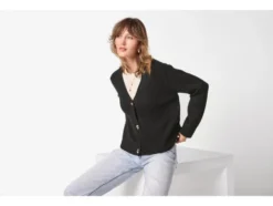 Damen Grobstrick-Cardigan