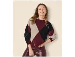 Damen Grobstrick-Pullover