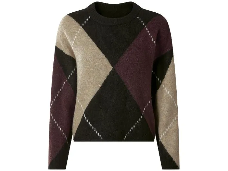 Damen Grobstrick-Pullover