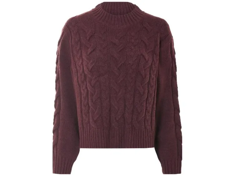 Damen Grobstrick-Pullover