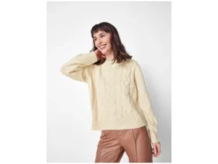 Damen Grobstrick-Pullover