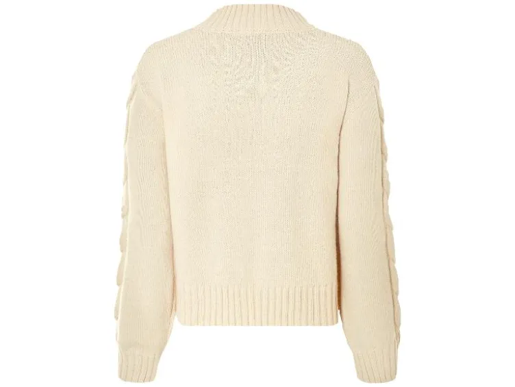 Damen Grobstrick-Pullover