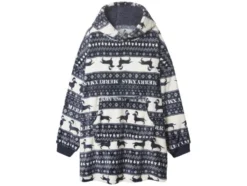 Damen/Herren Plüsch-Hoodie