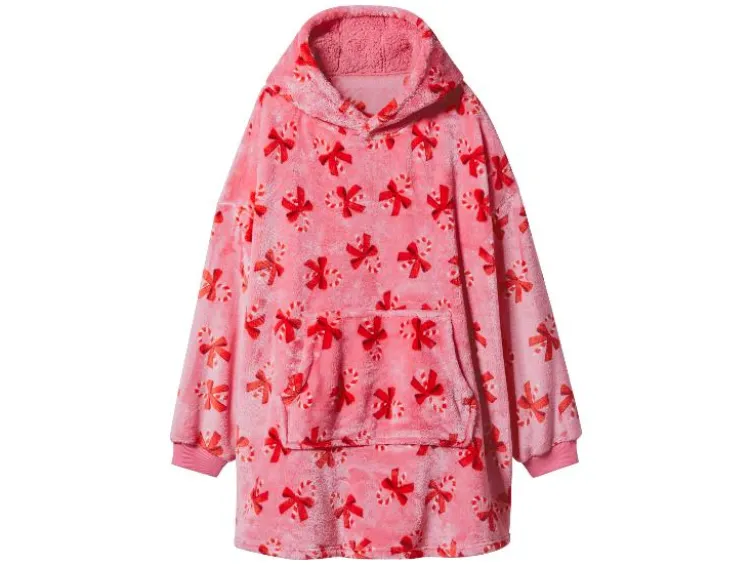 Damen/Herren Plüsch-Hoodie