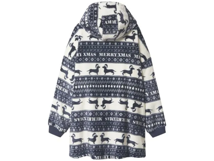 Damen/Herren Plüsch-Hoodie