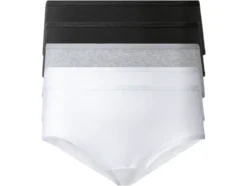 Damen Hipster, 5 Stück, hoher Baumwollanteil