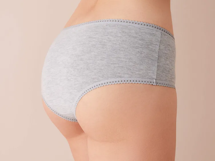 Damen Hipster, 3 Stück, mit hohem Baumwollanteil