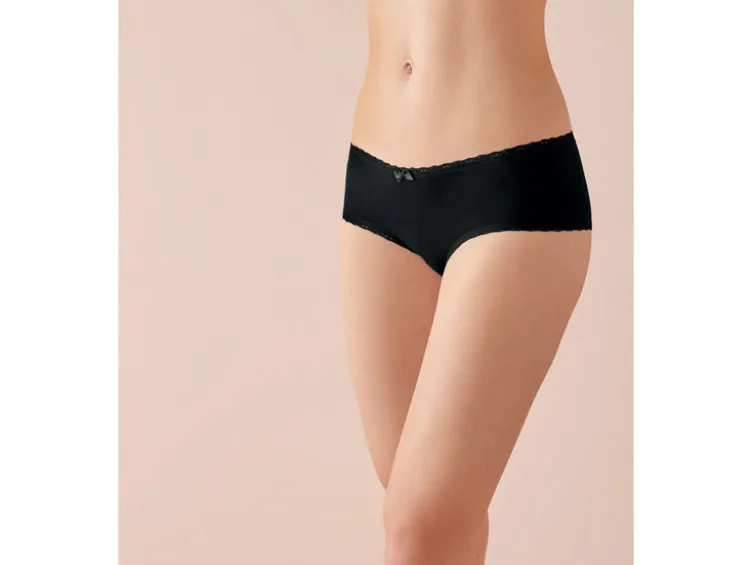 Damen Hipster, 3 Stück, mit hohem Baumwollanteil
