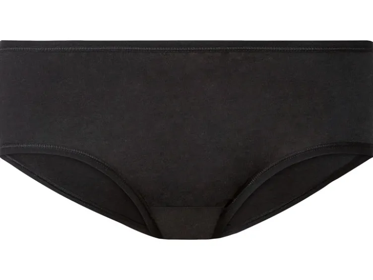 Damen Hipster, 5 Stück, mit hohem Baumwollanteil