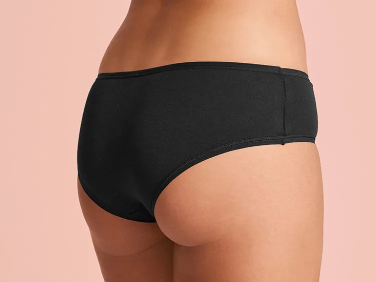 Damen Hipster, 5 Stück, mit hohem Baumwollanteil