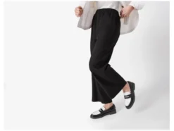 Damen Hose mit Leinen