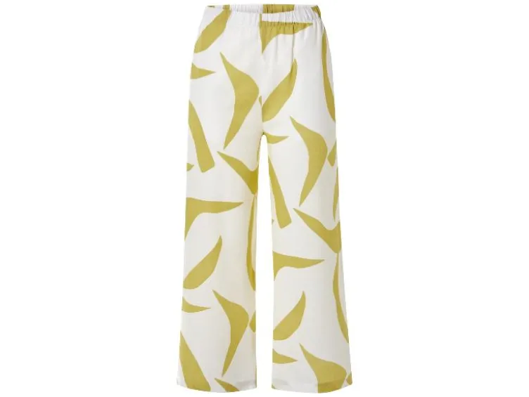 Damen Hose mit Leinen