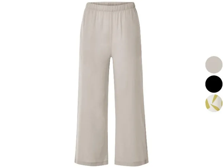 Damen Hose mit Leinen