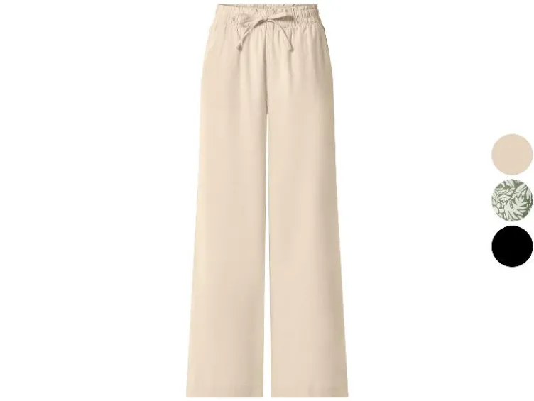 Damen Hose mit Leinen