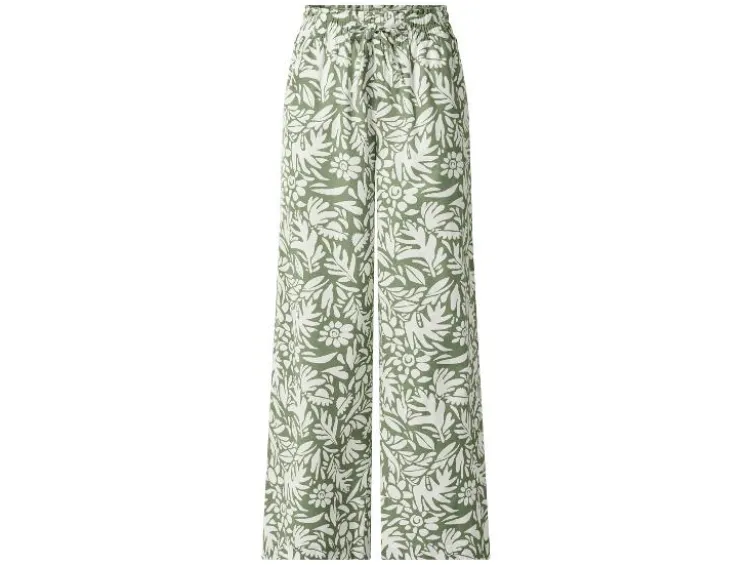 Damen Hose mit Leinen
