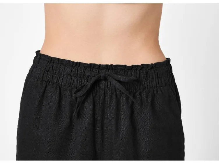 Damen Hose mit Leinen