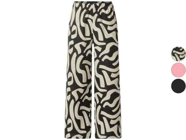 Damen Hose mit Leinen