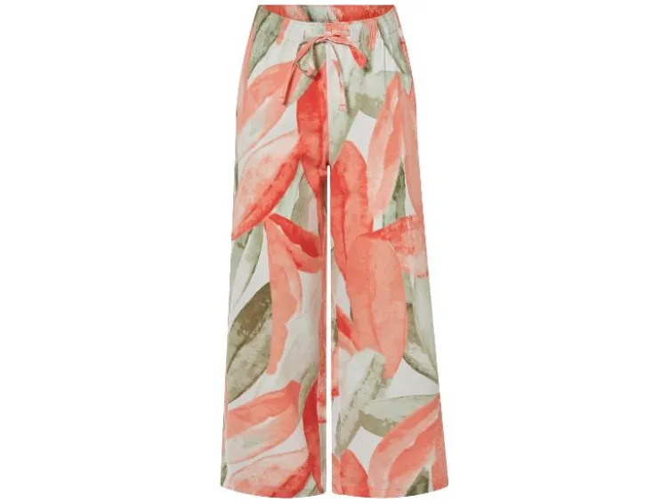 Damen Hose mit Leinen