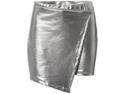 Damen Hosenrock mit Metallic-Schimmereffekt