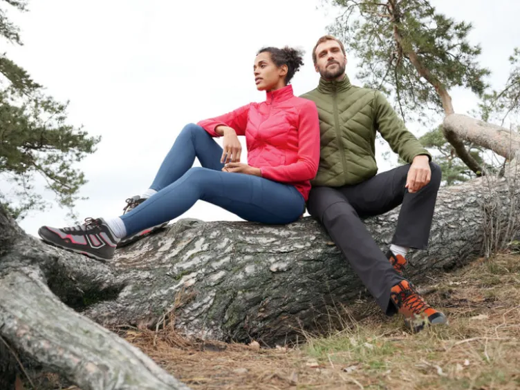 Damen Hybridjacke, wind- und wasserabweisend