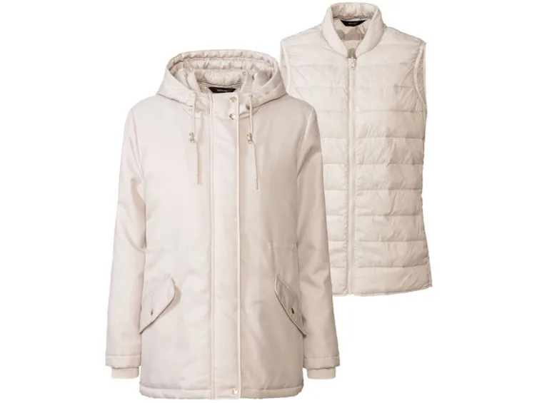 Damen 3-in-1-Allwetterparka mit Weste