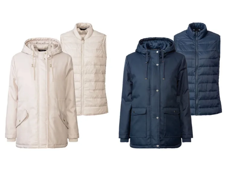 Damen 3-in-1-Allwetterparka mit Weste