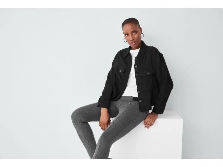 Damen Jacke, mit Brusttaschen