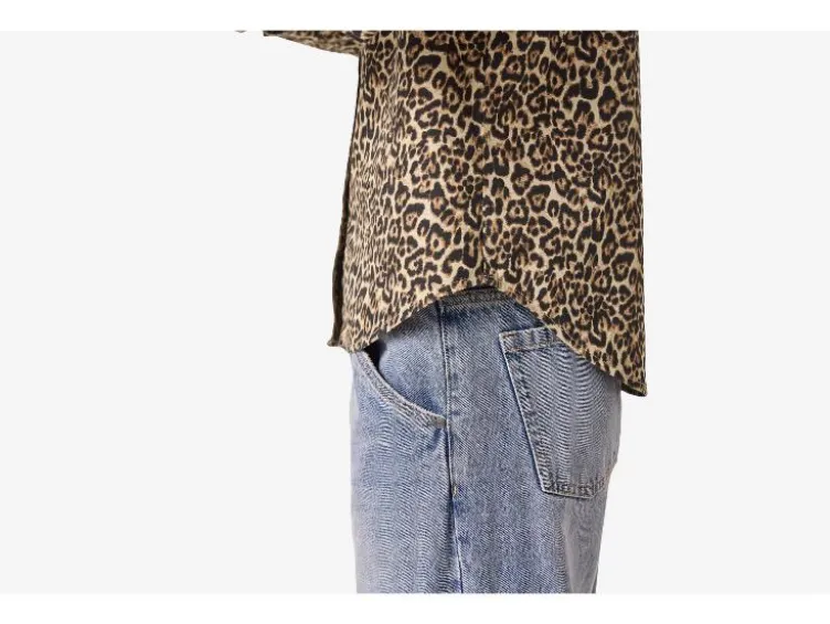 Damen Jeanshemd