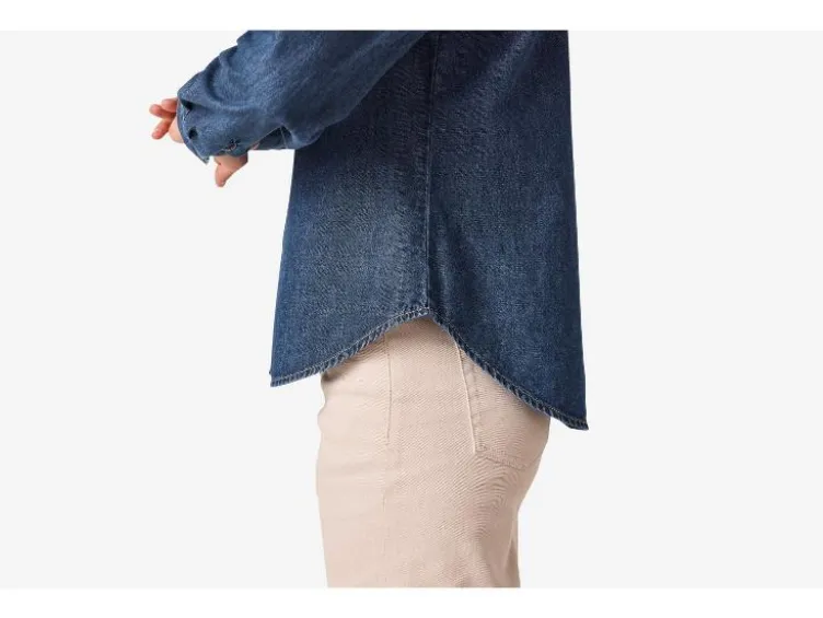 Damen Jeanshemd