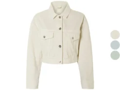 Damen Jeansjacke in Cropped-Länge