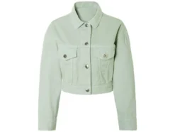 Damen Jeansjacke in Cropped-Länge