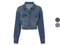 Damen Jeansjacke mit aufgesetzten Brusttaschen