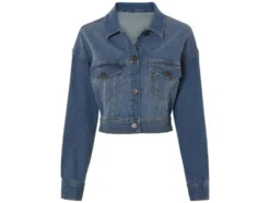 Damen Jeansjacke mit aufgesetzten Brusttaschen
