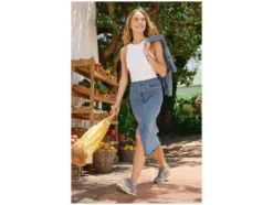 Damen Jeansjacke mit aufgesetzten Brusttaschen