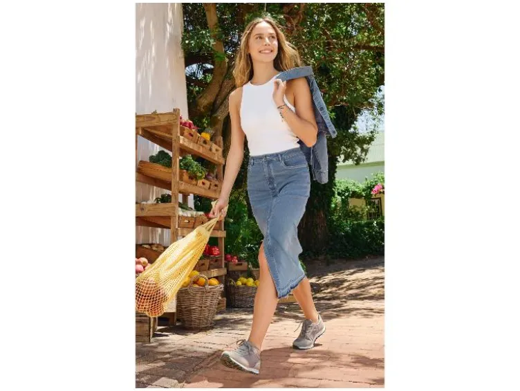 Damen Jeansjacke mit aufgesetzten Brusttaschen